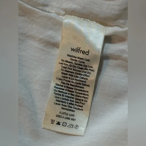 Aritzia Wilfred | Emmie Dress | Oak/White | M - Picture 9 of 10